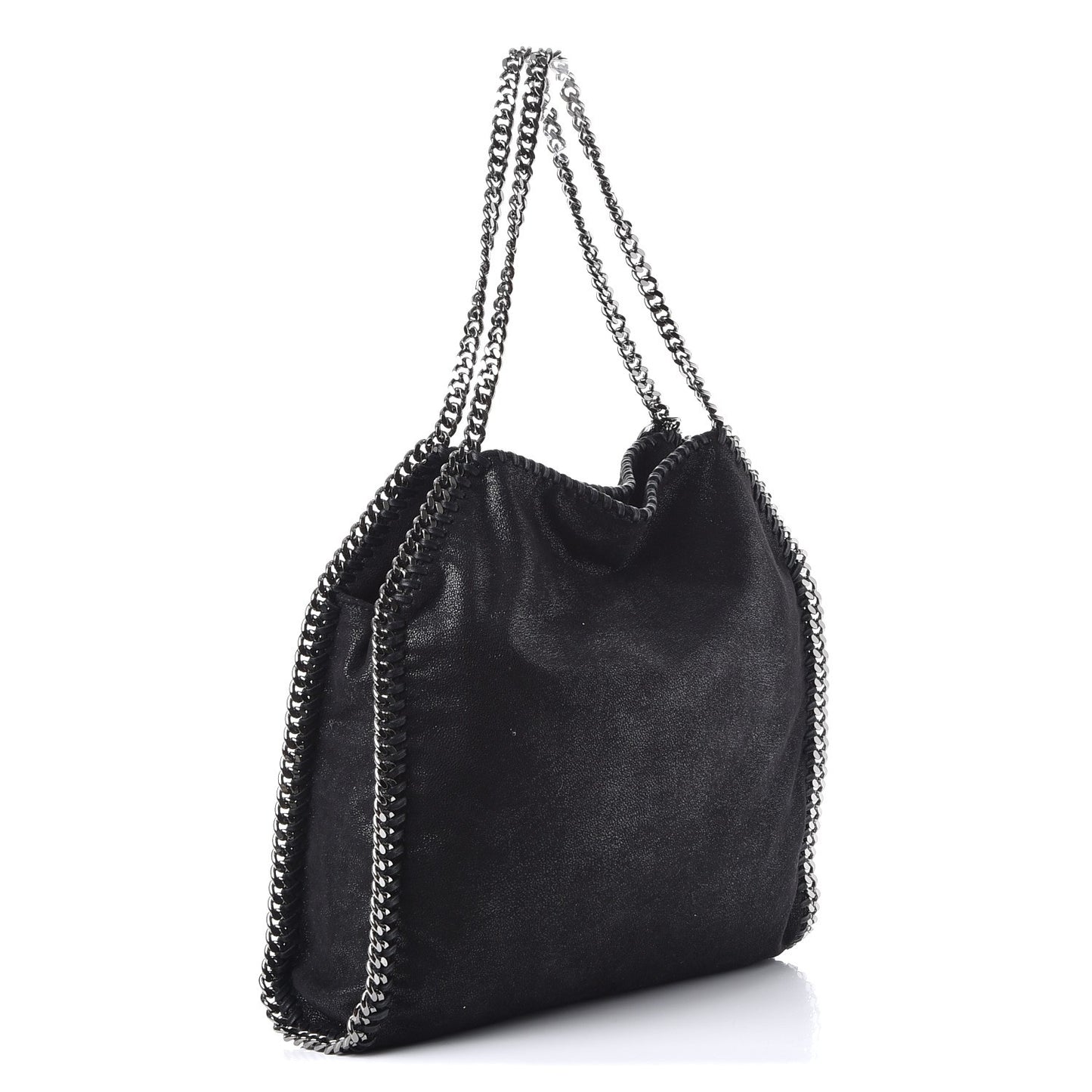 Shaggy Deer Small Falabella Tote Black