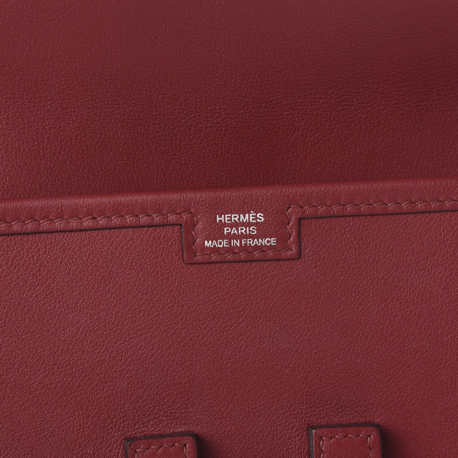 Hermes Swift Jige Elan 29 Clutch Rouge Grenat 8 of 11