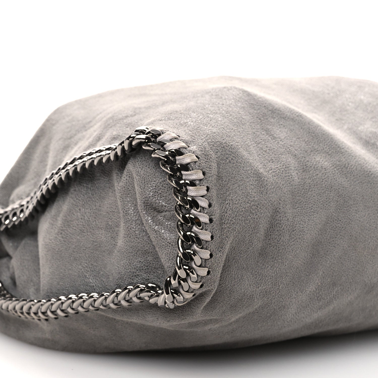 Stella McCartney Shaggy Deer Falabella Fold Over Tote Grey 9 of 11