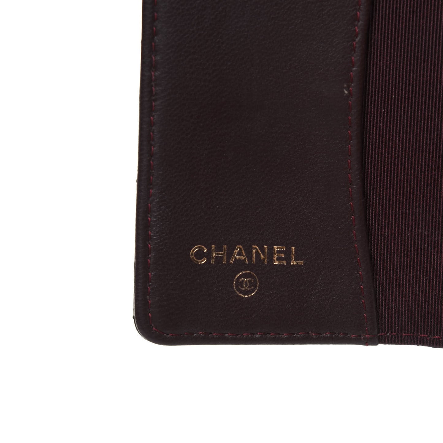 Lambskin Quilted 4 Key Holder Black