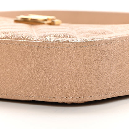 Chanel Caviar Quilted Small Boy Clutch With Chain Beige 13 of 18