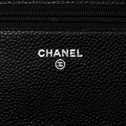 Chanel Caviar Quilted Wallet On Chain WOC Black 6 of 11