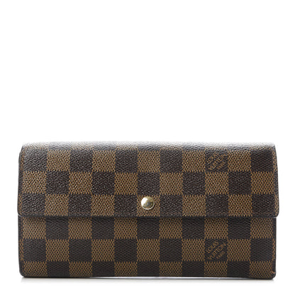 Louis Vuitton Damier Ebene Sarah Wallet 1 of 13