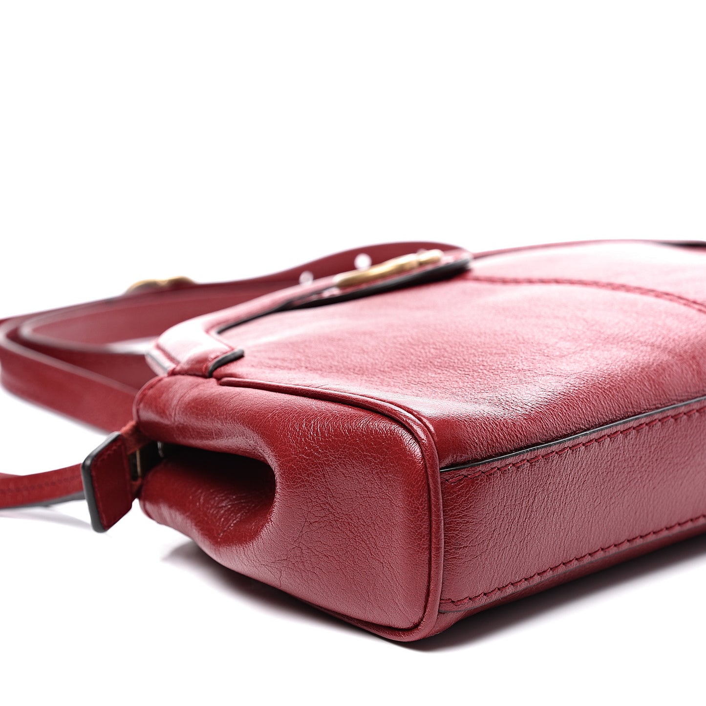 Piuma Lux Calfskin Small Re(Belle) Crossbody Bag Romantic Cerise