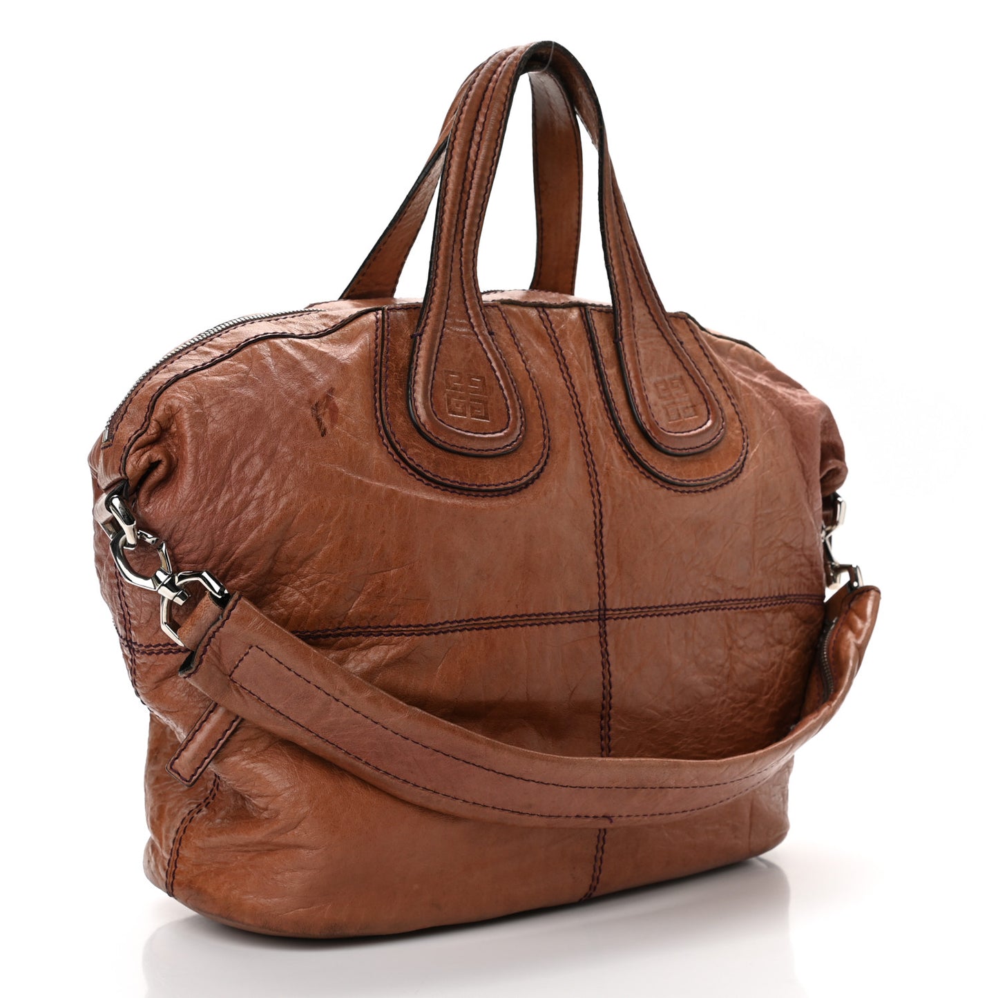 Wrinkled Lambskin Medium Nightingale Tan