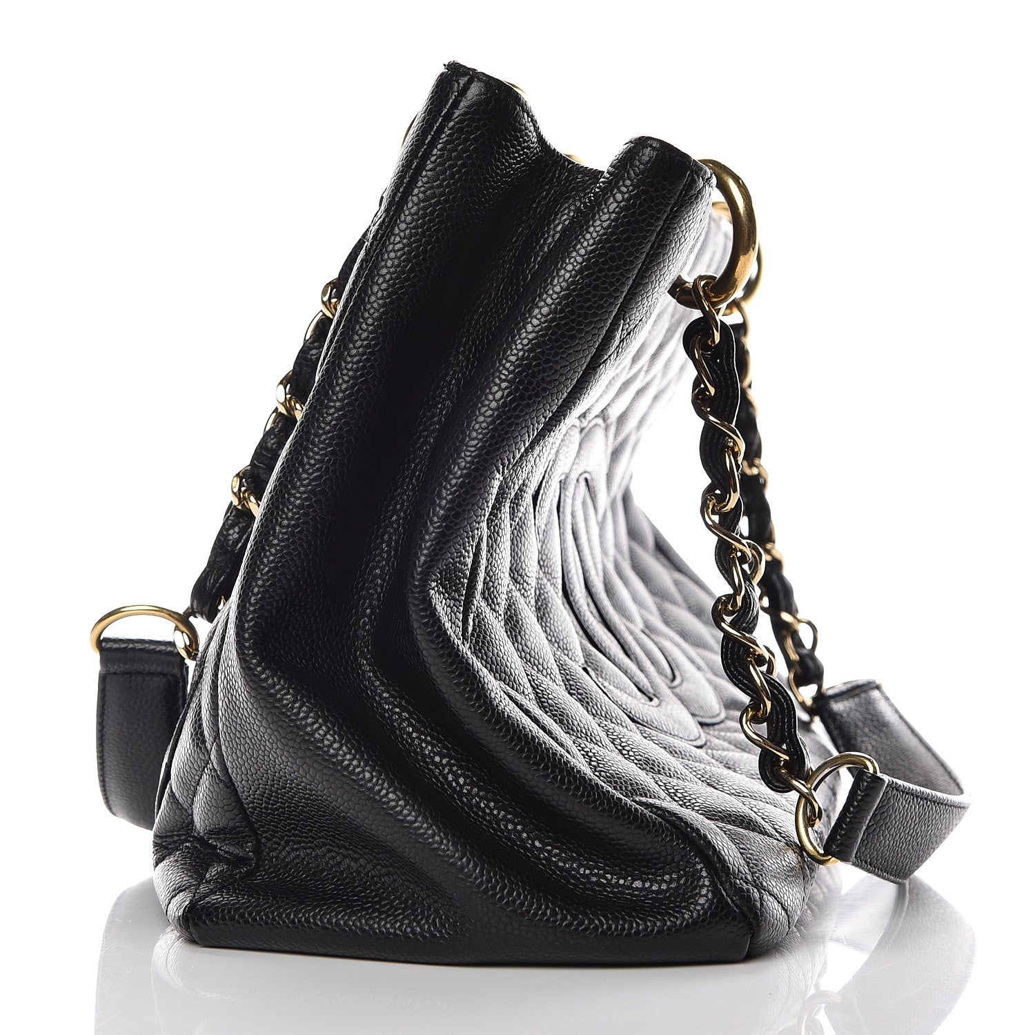 Chanel Caviar Quilted Grand Shopping Tote GST Black 10 of 23