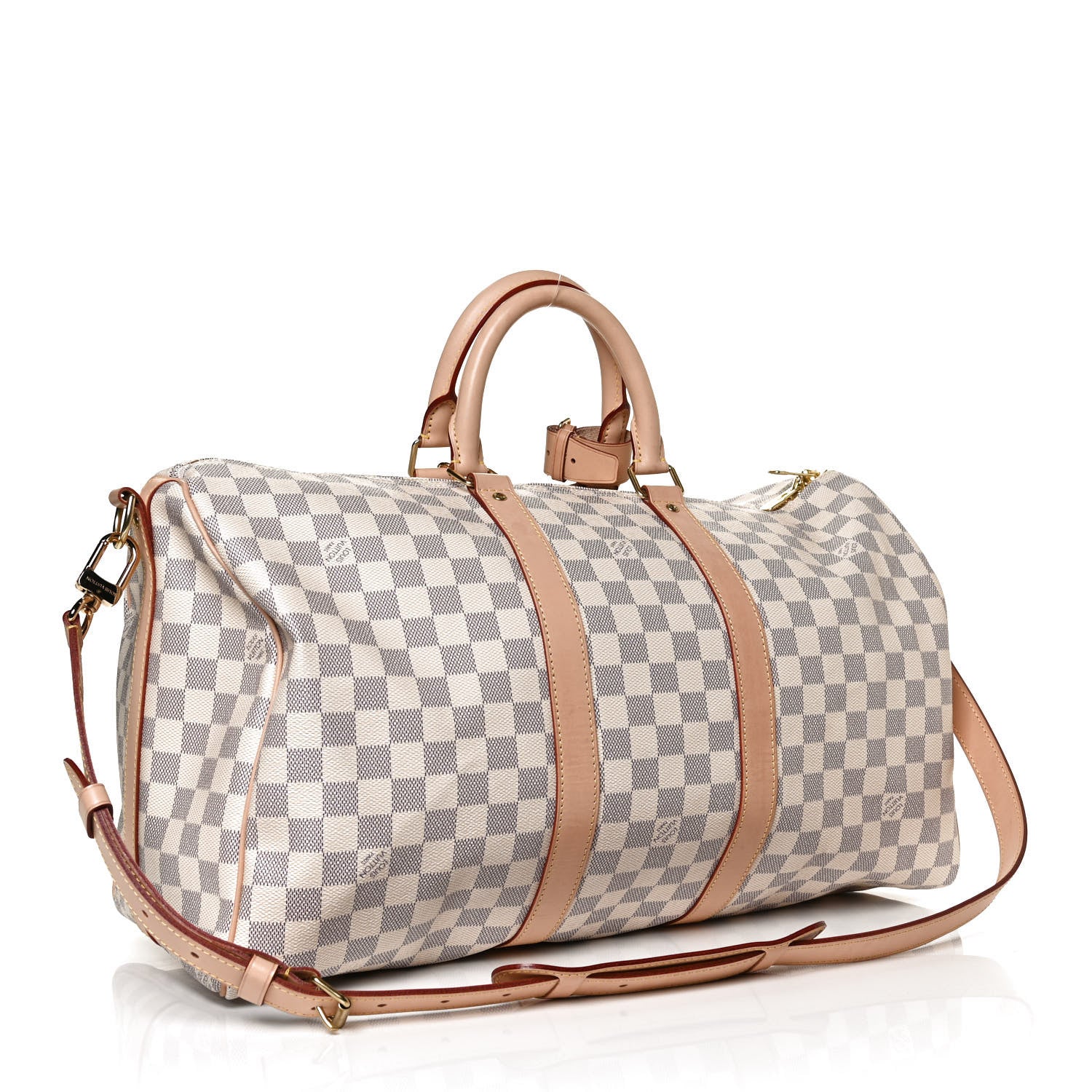 Louis Vuitton Damier Azur Keepall Bandouliere 45 3 of 10
