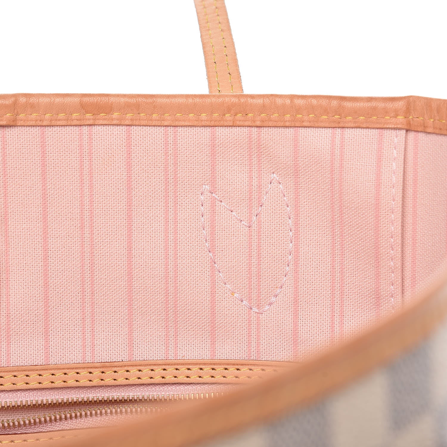 Louis Vuitton Damier Azur Neo Neverfull MM Rose Ballerine 16 of 24