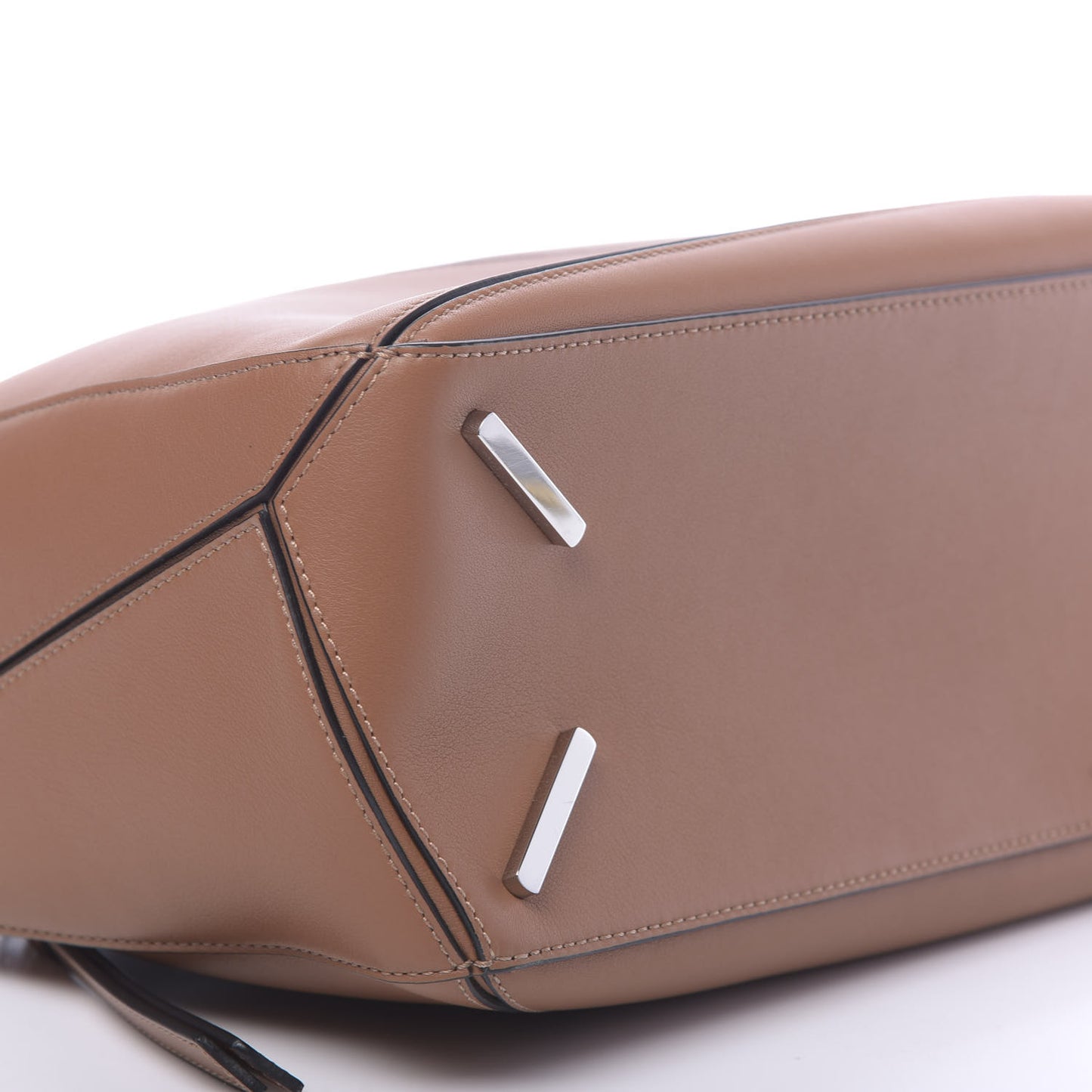 Calfskin Medium Puzzle Bag Tan