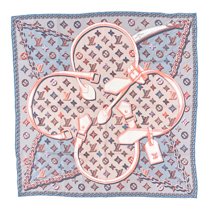 Louis Vuitton Silk Pop Monogram Scarf Rose Pop 1 of 4