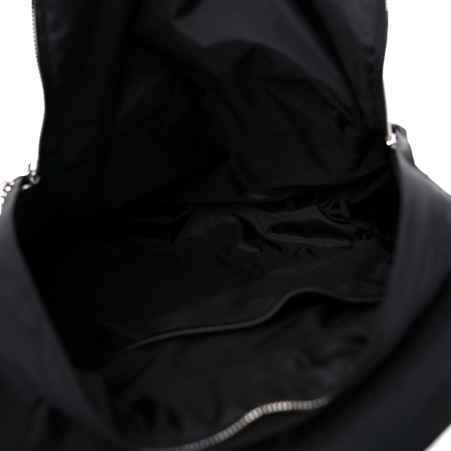 x Christian Marclay Nylon Phonoguitar Print Medium Backpack White Black