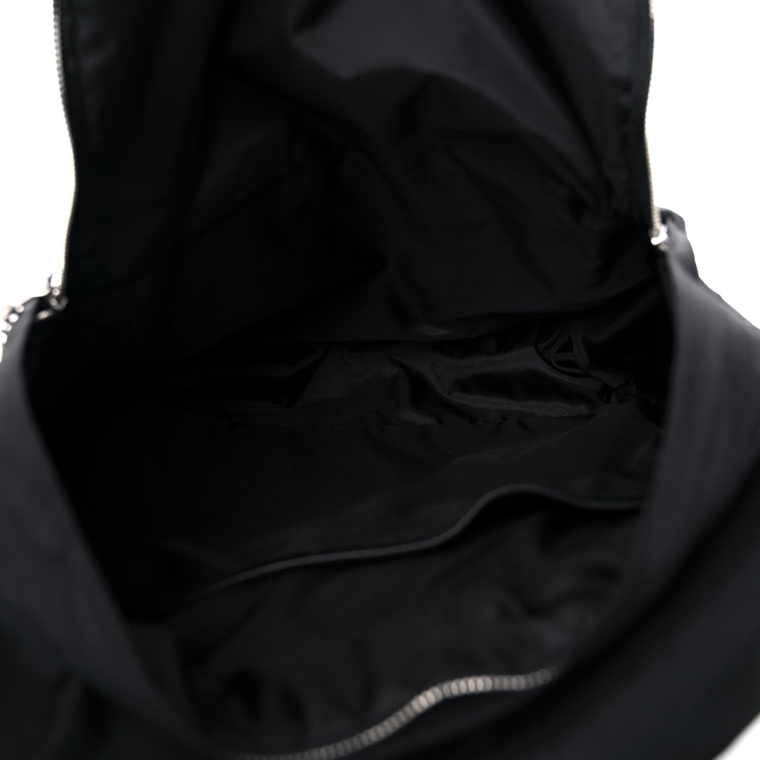 Celine x Christian Marclay Nylon Phonoguitar Print Medium Backpack White Black 5 of 8