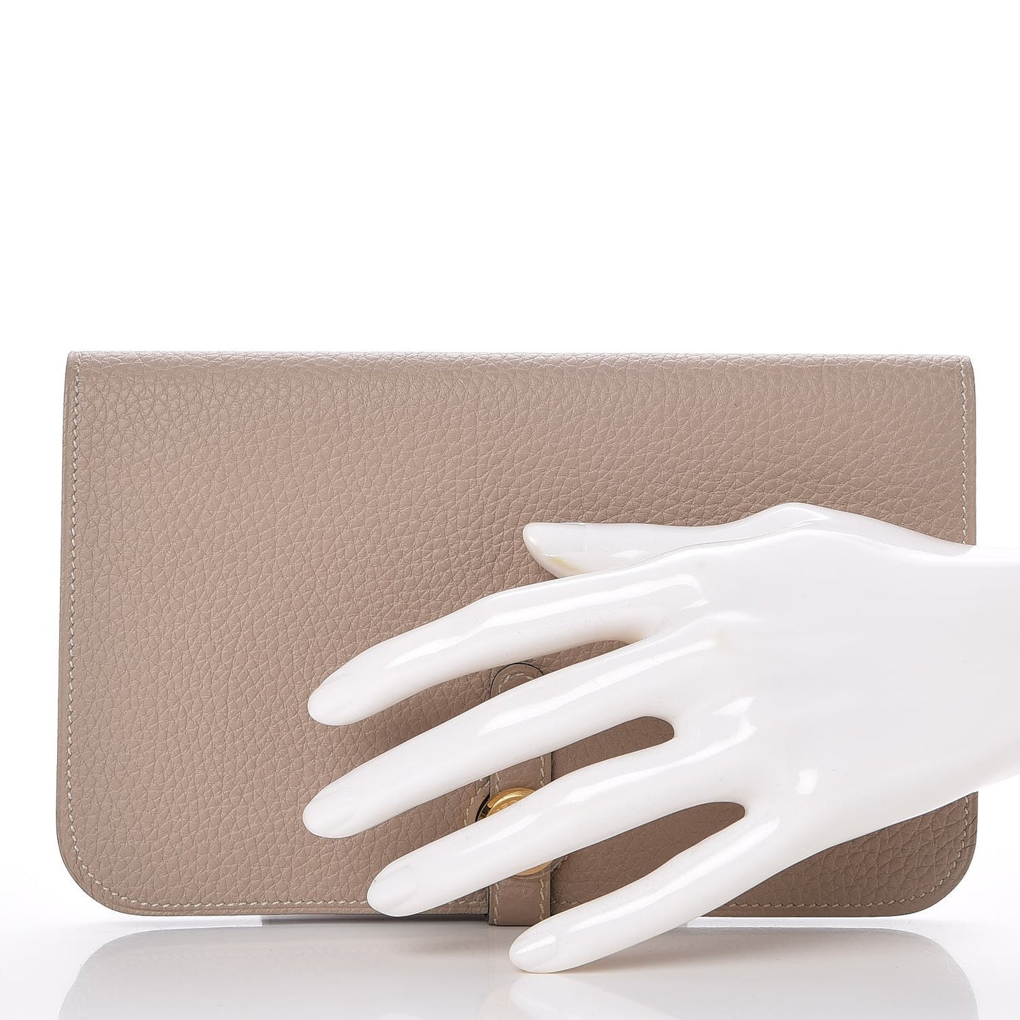 Togo Dogon Duo Wallet Gris Tourterelle