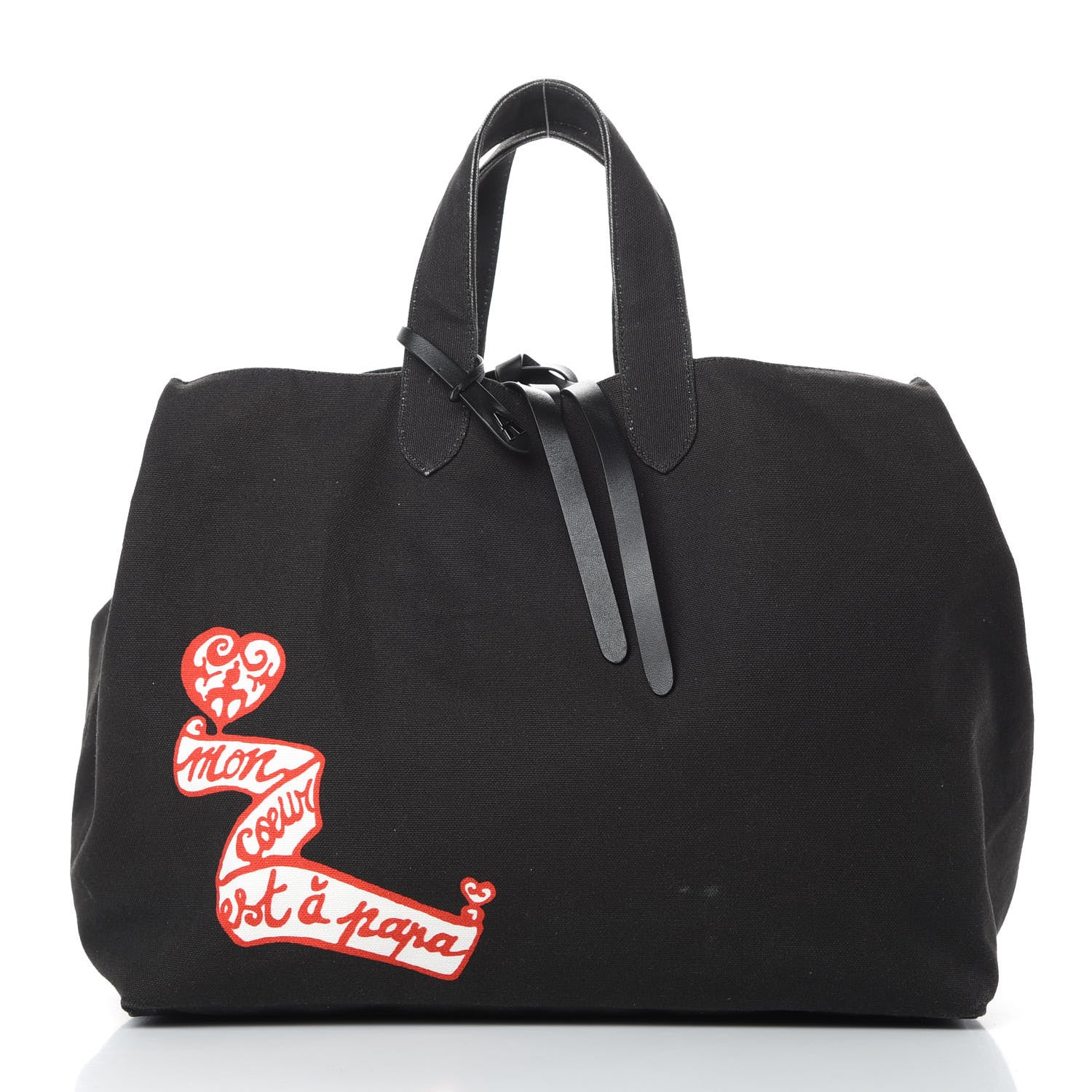 Alaia Canvas Large Frida 36 Tote Black 3 of 14