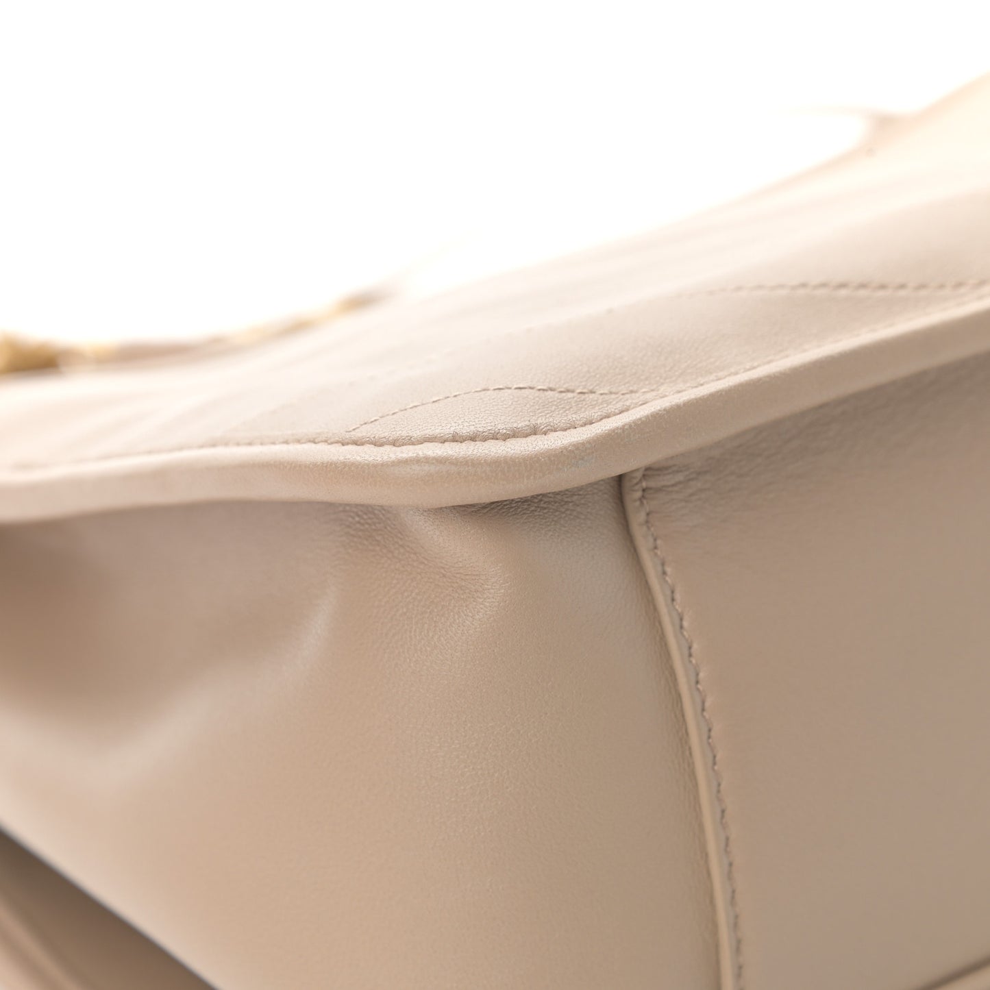 Lambskin Matelasse Monogram Medium Niki Chain Satchel Dark Beige