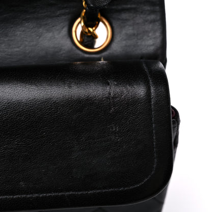 Chanel Lambskin Quilted Small Double Flap Black 11 of 14