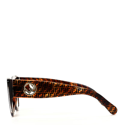 Fendi Acetate F is Fendi FF 51mm Cat Eye Sunglasses 0327/S Tortoise Camouflage 3 of 7