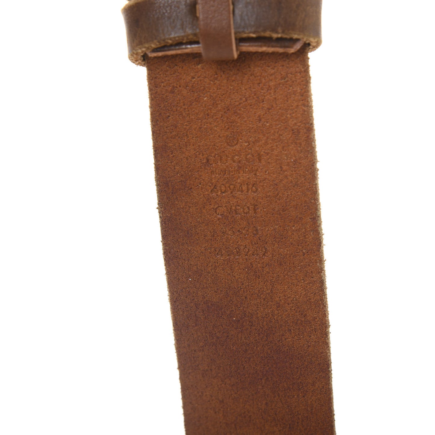 Faded Calfskin Double G 40mm Belt 95 38 Cuir