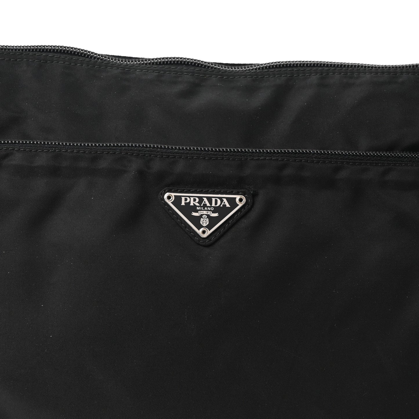 Nylon Vela Tracolla Messenger Bag Black
