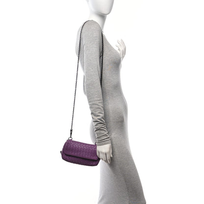 Bottega Veneta Nappa Intrecciato Small Chain Crossbody Parme 2 of 11