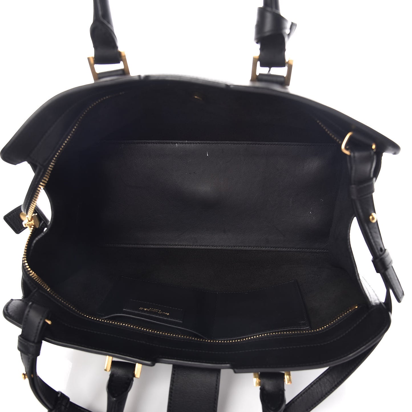 Calfskin Small Classic Y Cabas Black