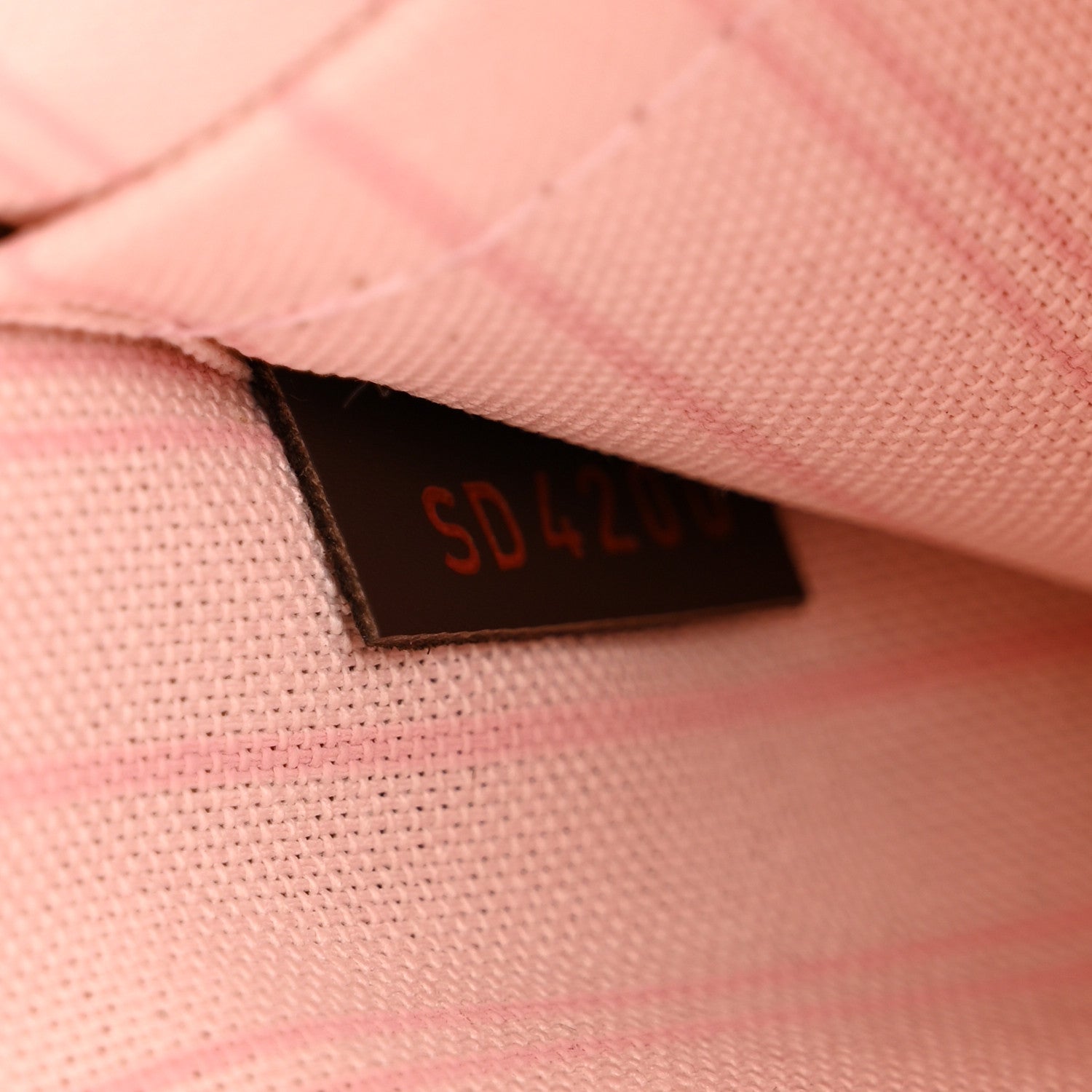 Louis Vuitton Damier Ebene Neverfull MM GM Pochette Rose Ballerine 7 of 10