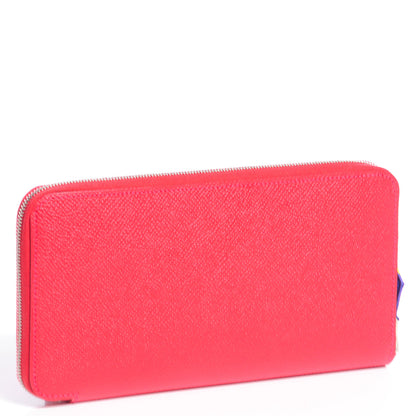 Hermes Epsom Silk'in Wallet Bougainvillea 3 of 14