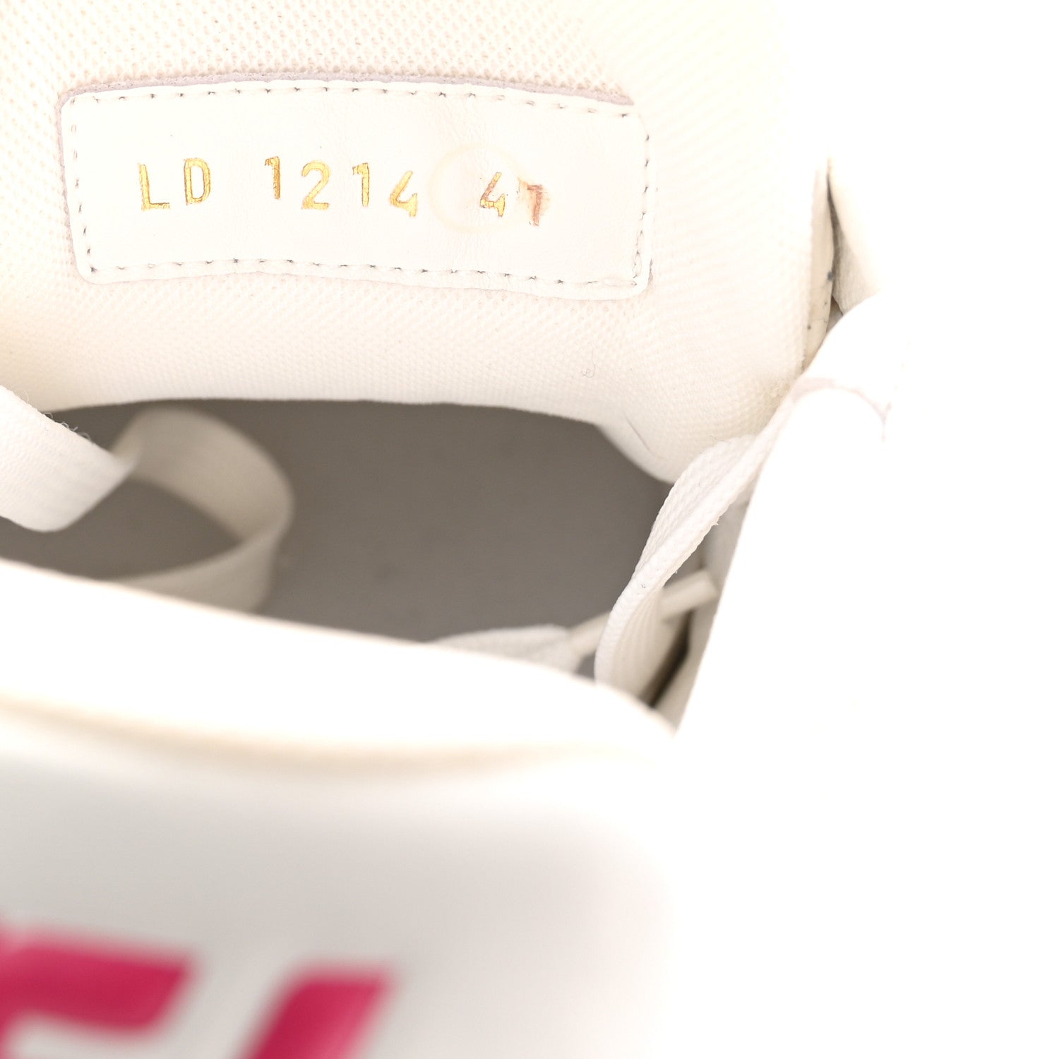 Louis Vuitton LV X TM Embossed Monogram Cherry Blossom LV Trainer Sneakers 41 White 9 of 10