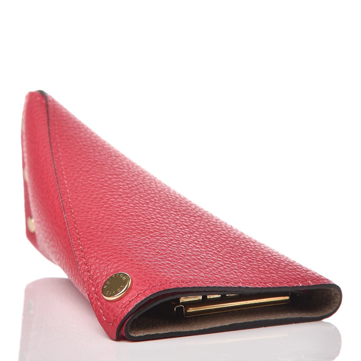 Calfskin Berlingot Key Holder Fuchsia