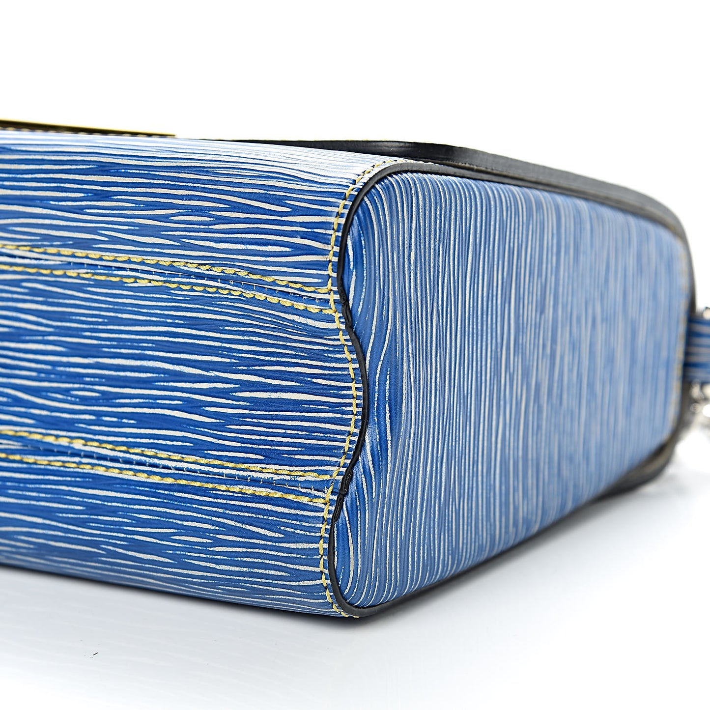 Epi Twist Shoulder Bag MM Denim Light