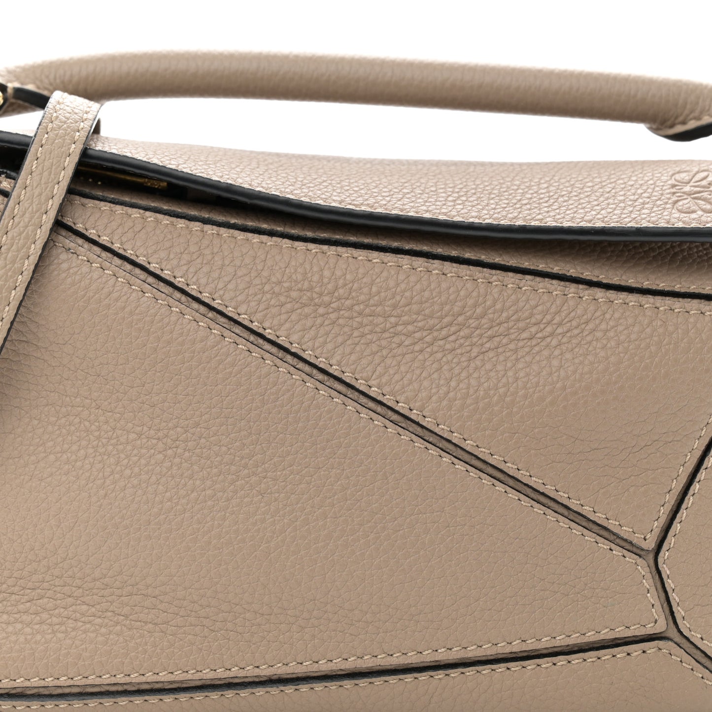 Calfskin Mini Puzzle Bag Sand