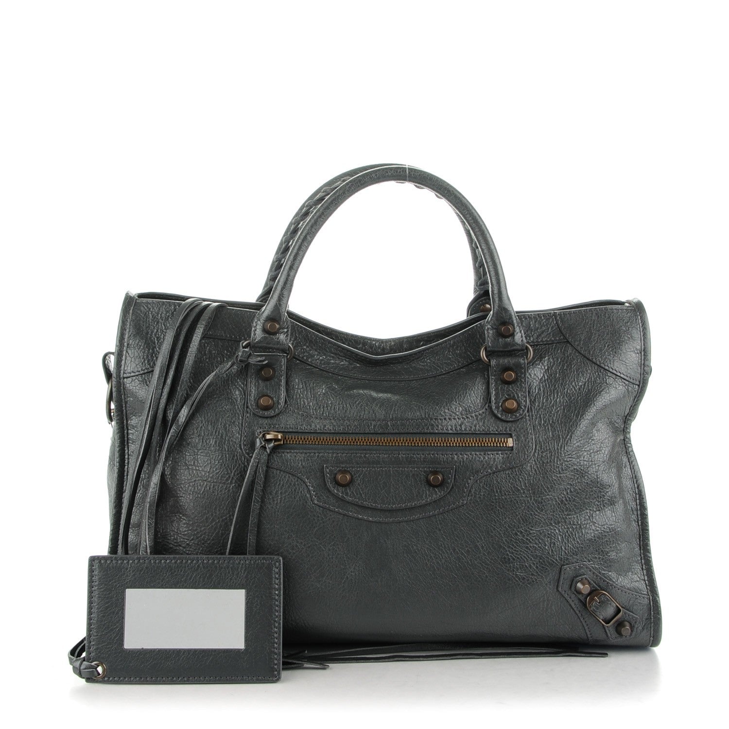 Balenciaga Agneau Classic Hardware City Gris Fossile 1 of 8