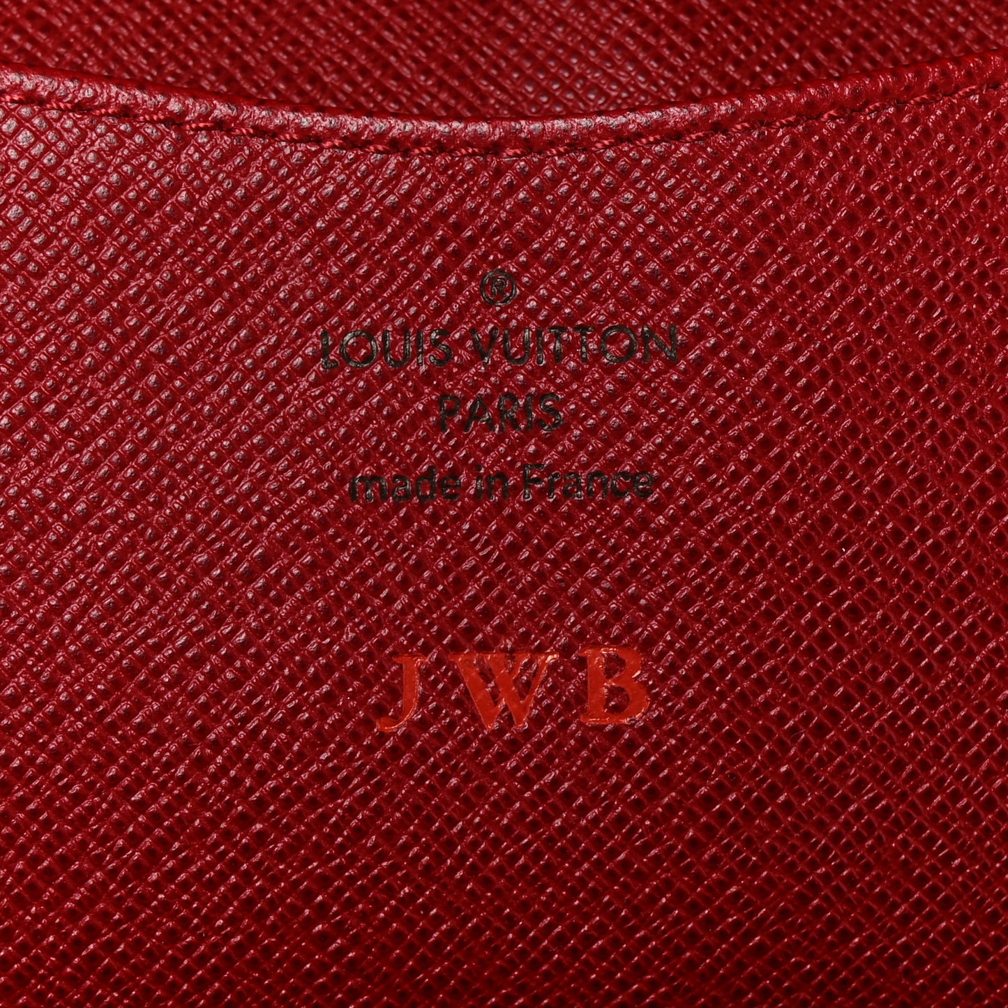 Monogram Josephine Wallet Red