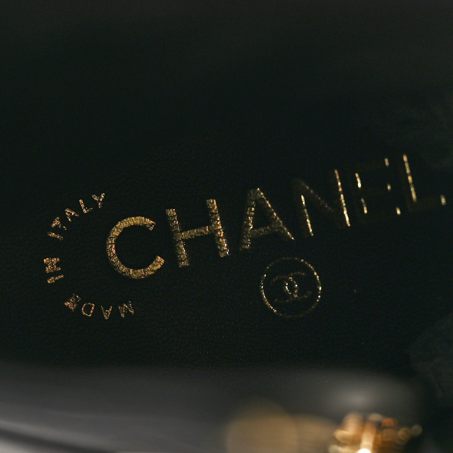Chanel Shiny Goatskin CC Short Boots 37.5 Black 8 of 9