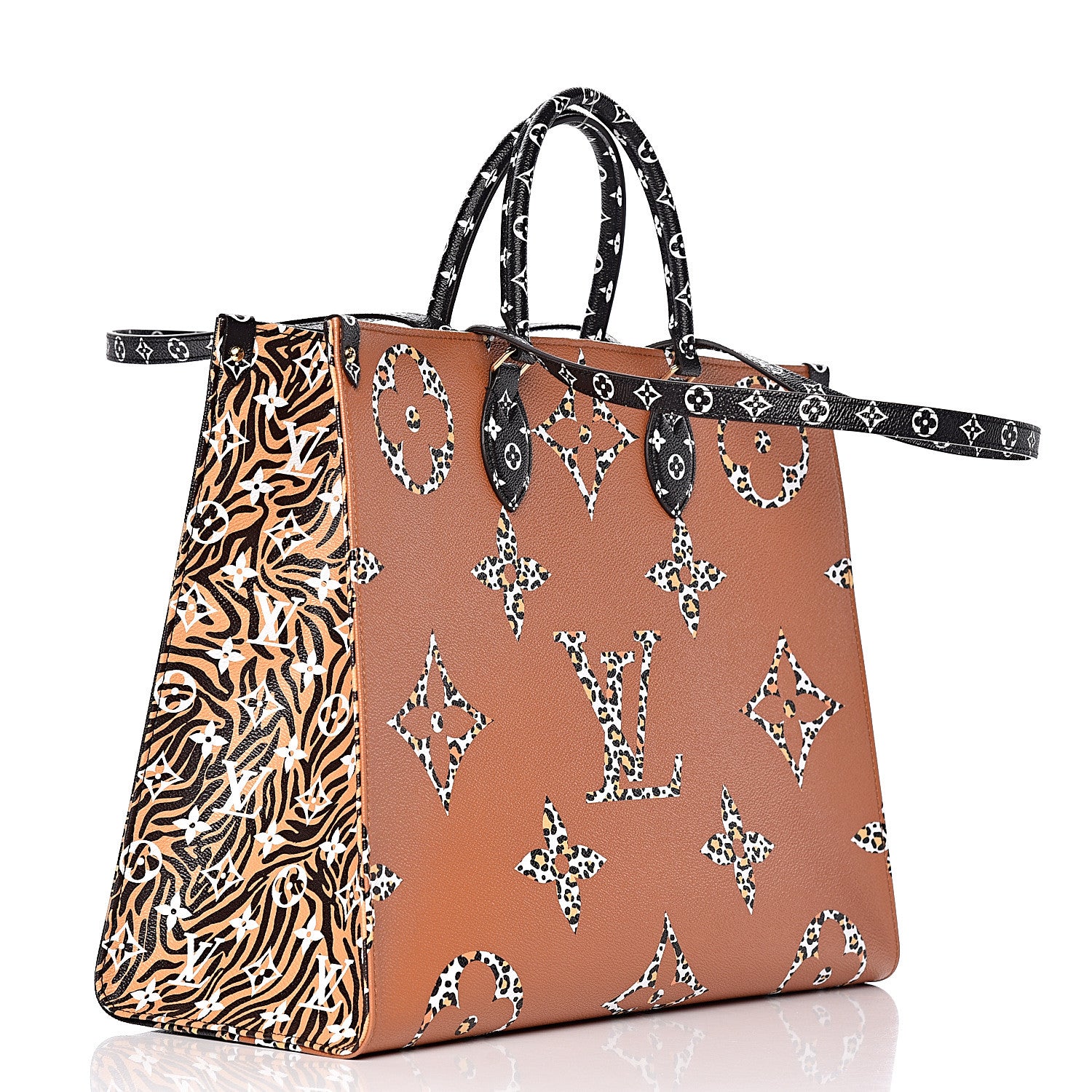 Louis Vuitton Monogram Giant Jungle Onthego GM Black 4 of 12