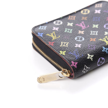 Louis Vuitton Monogram Multicolor Zippy Coin Purse Black Grenade 8 of 8