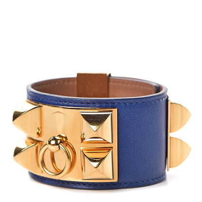 Hermes Swift Collier de Chien CDC Bracelet S Bleu Electrique 1 of 7