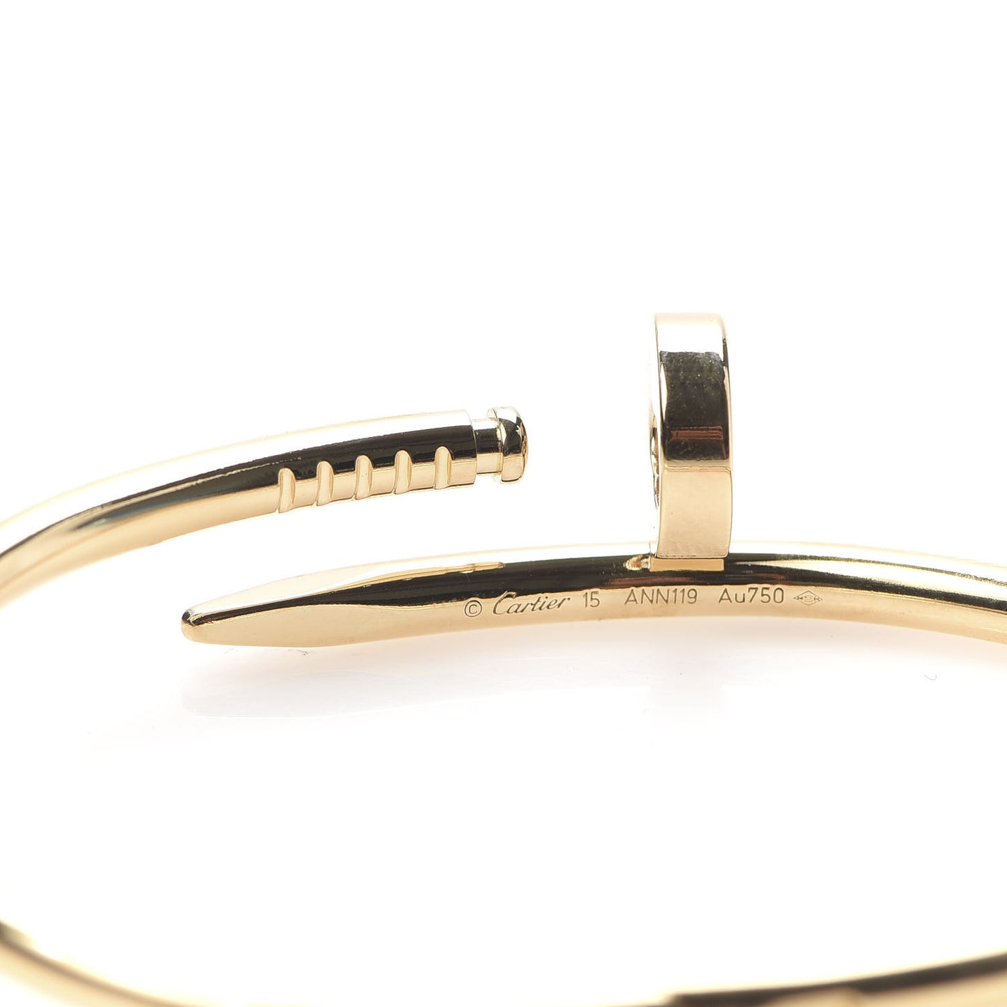 18K Yellow Gold Juste Un Clou Bracelet 15
