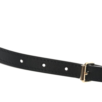 Louis Vuitton Calfskin Speedy Bandouliere 20 Shoulder Strap Black 3 of 4