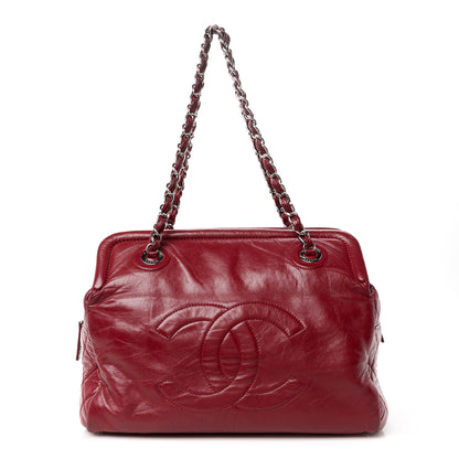 Chanel Lambskin Timeless CC Tote Red 1 of 16