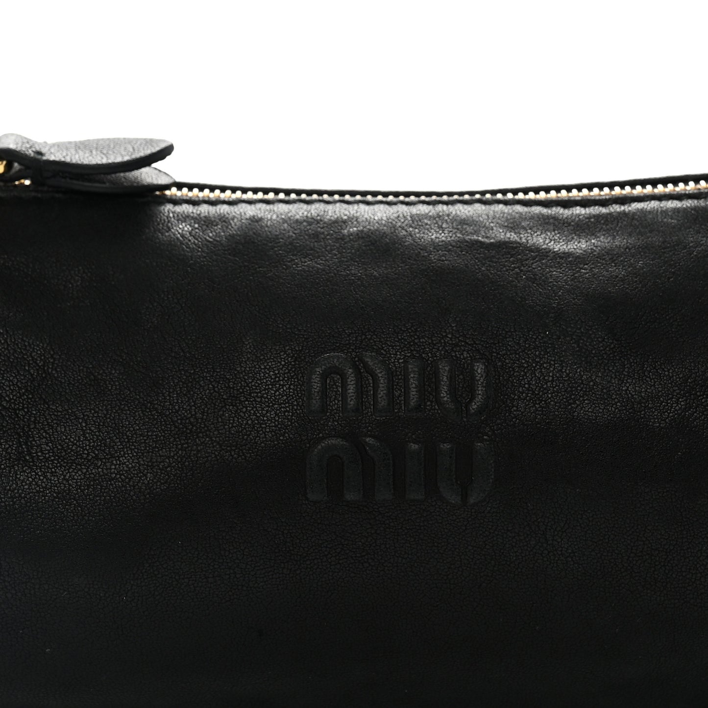 Nappa Aviator Mini Pouch Black