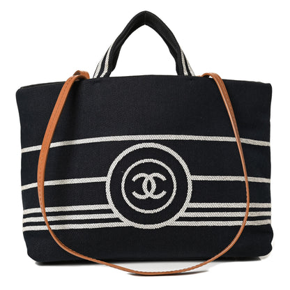 Chanel Denim Large Shopping Tote Blue 1 of 13
