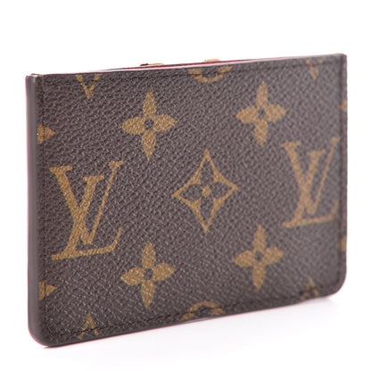 Louis Vuitton Calfskin Monogram Kimono Tote Card Holder Cherry 3 of 7