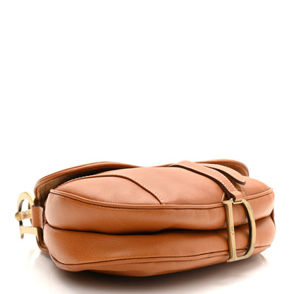 Christian Dior Calfskin Saddle Bag Tan 4 of 11