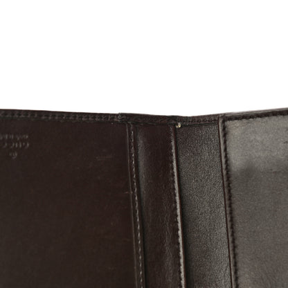 Gucci Guccissima Margaux Calfskin Metal Bar Continental Flap Wallet Chocolate 14 of 23