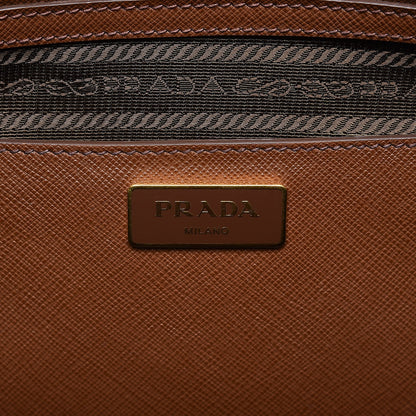 Prada Saffiano Lux Extra Large Galleria Double Zip Tote Cannella 6 of 13