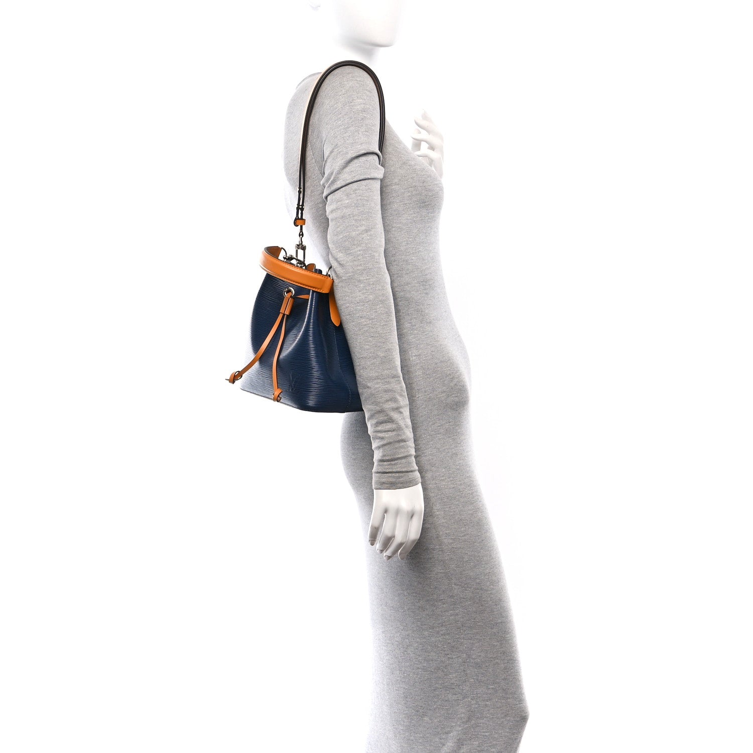 Louis Vuitton Epi Neonoe BB Indigo Safran 2 of 10