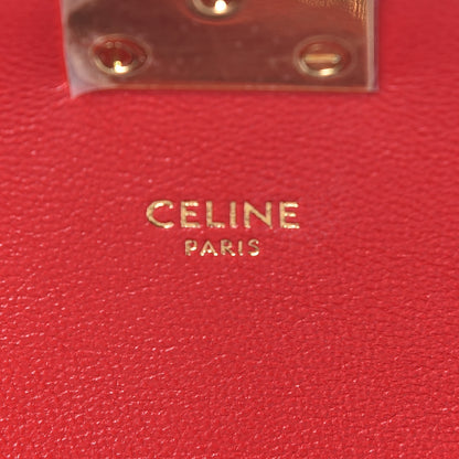 Celine Shiny Calfskin Small C Bag Red 9 of 11