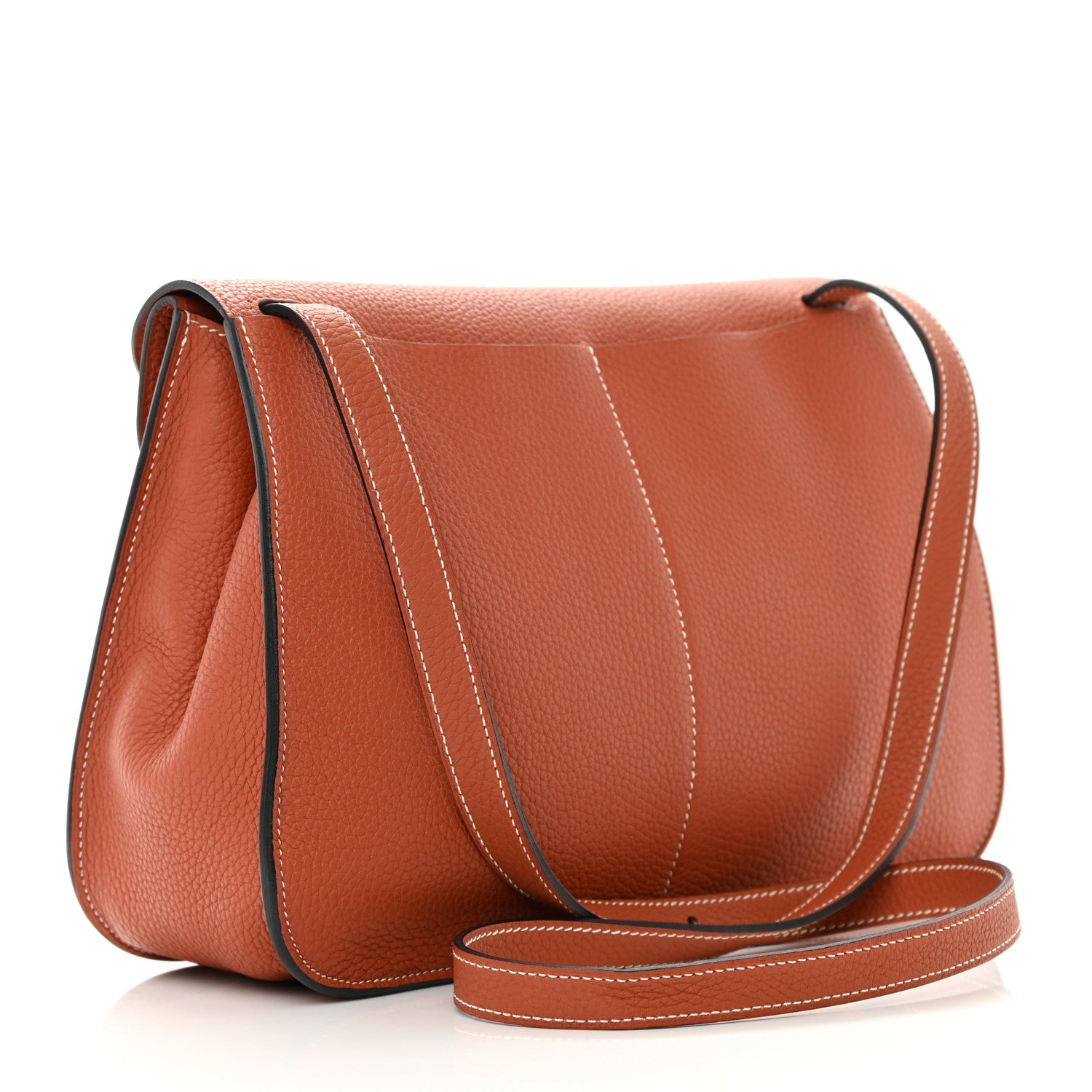Hermes Taurillon Clemence Halzan 31 Cuivre 4 of 14