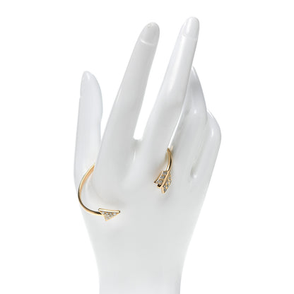 Anita Ko 18K Yellow Gold Diamond Single Point Arrow Cuff Bracelet 2 of 5